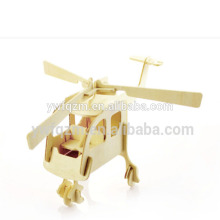 jouet en bois drôle 3d puzzle avion